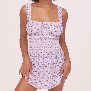 For love and lemons Lola pointelle mini dress